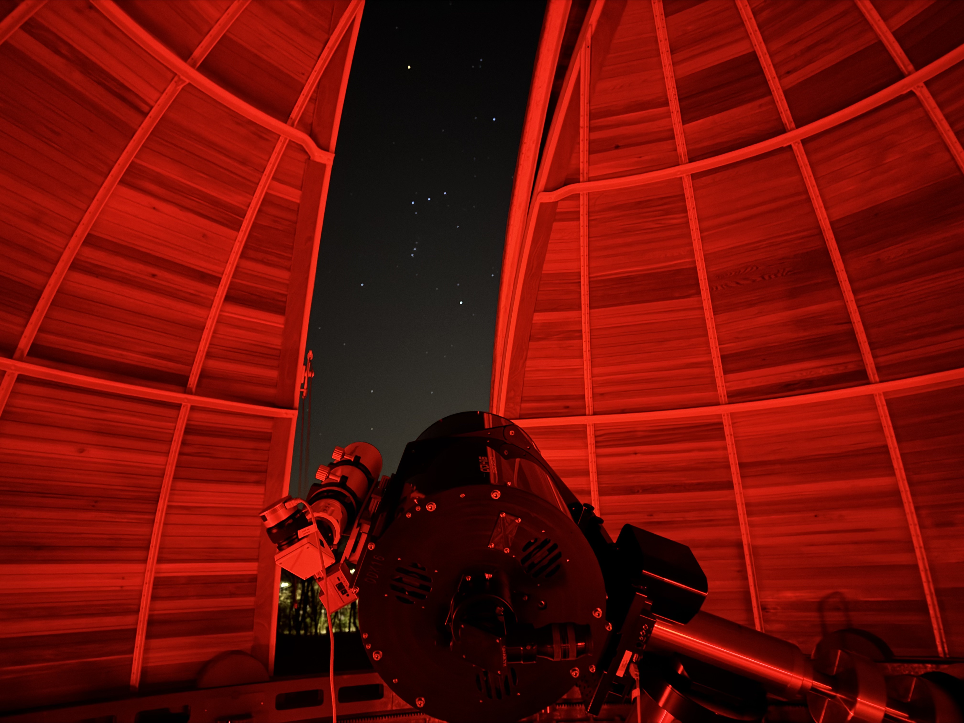 16-inch ODK telescope inside the observatory dome at the Institute of Astronomy, Cambridge